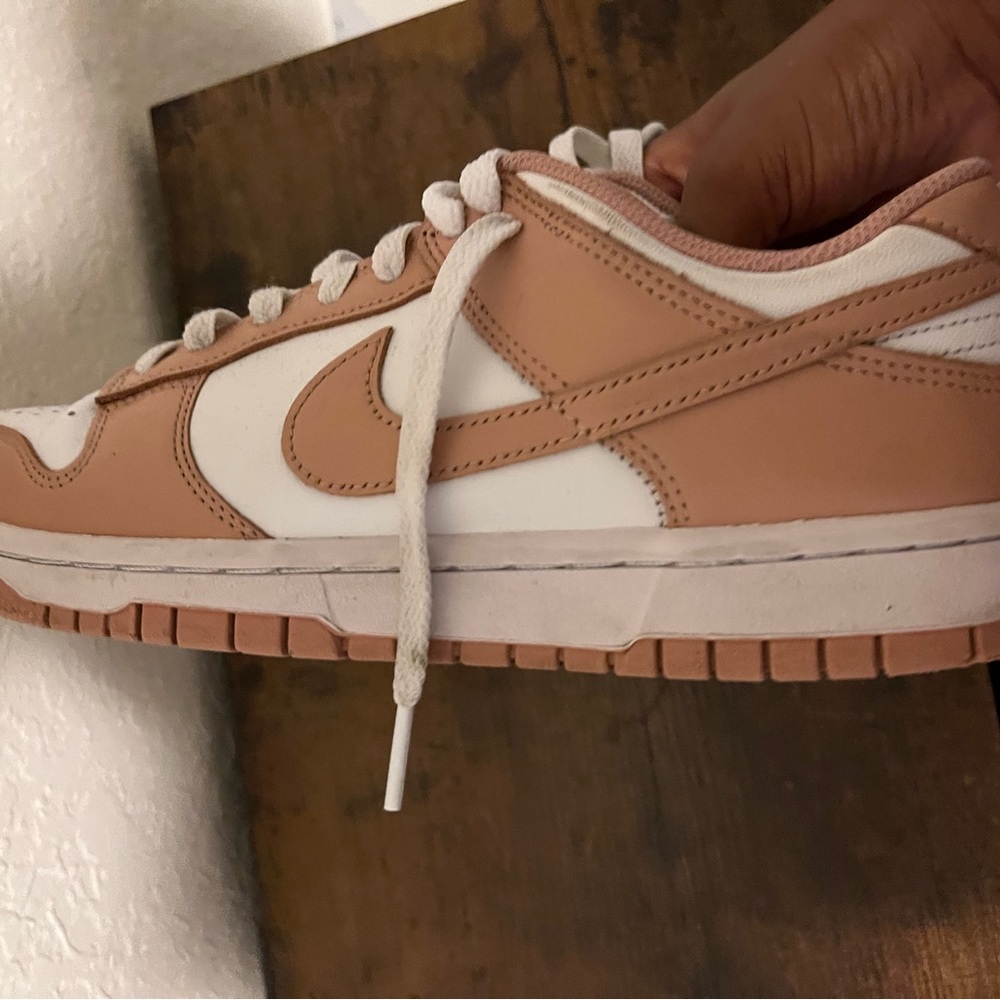 Nike Pink and White Sneakers